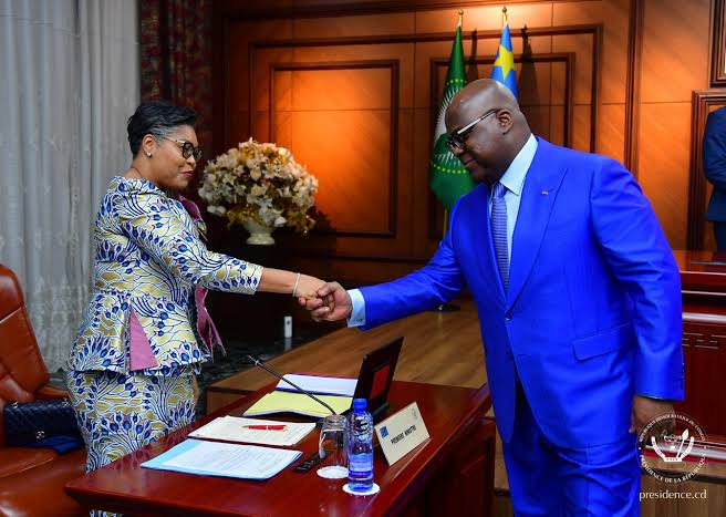 Qualification des léopards à la coupe du monde : La Première Ministre Judith Suminwa salue le leadership du Président Tshisekedi ( Message )